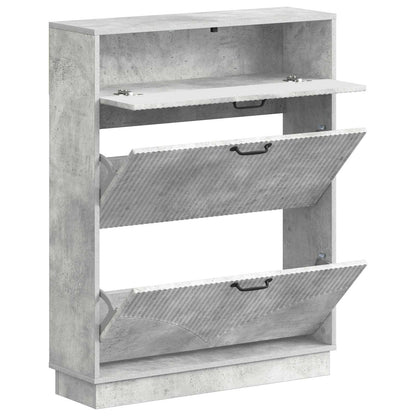 Shoe Cabinet HOORN 78 x 24 x 100 cm Engineered Wood