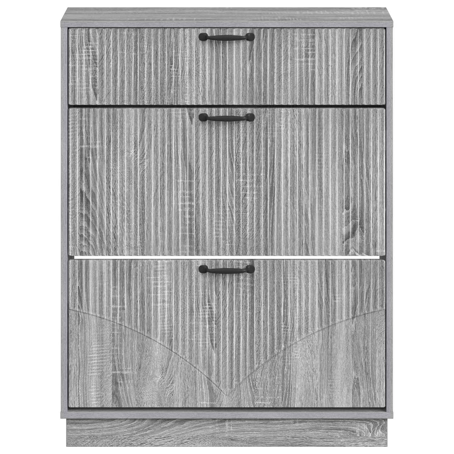 Shoe Cabinet HOORN 78 x 24 x 100 cm Engineered Wood Grey Sonoma