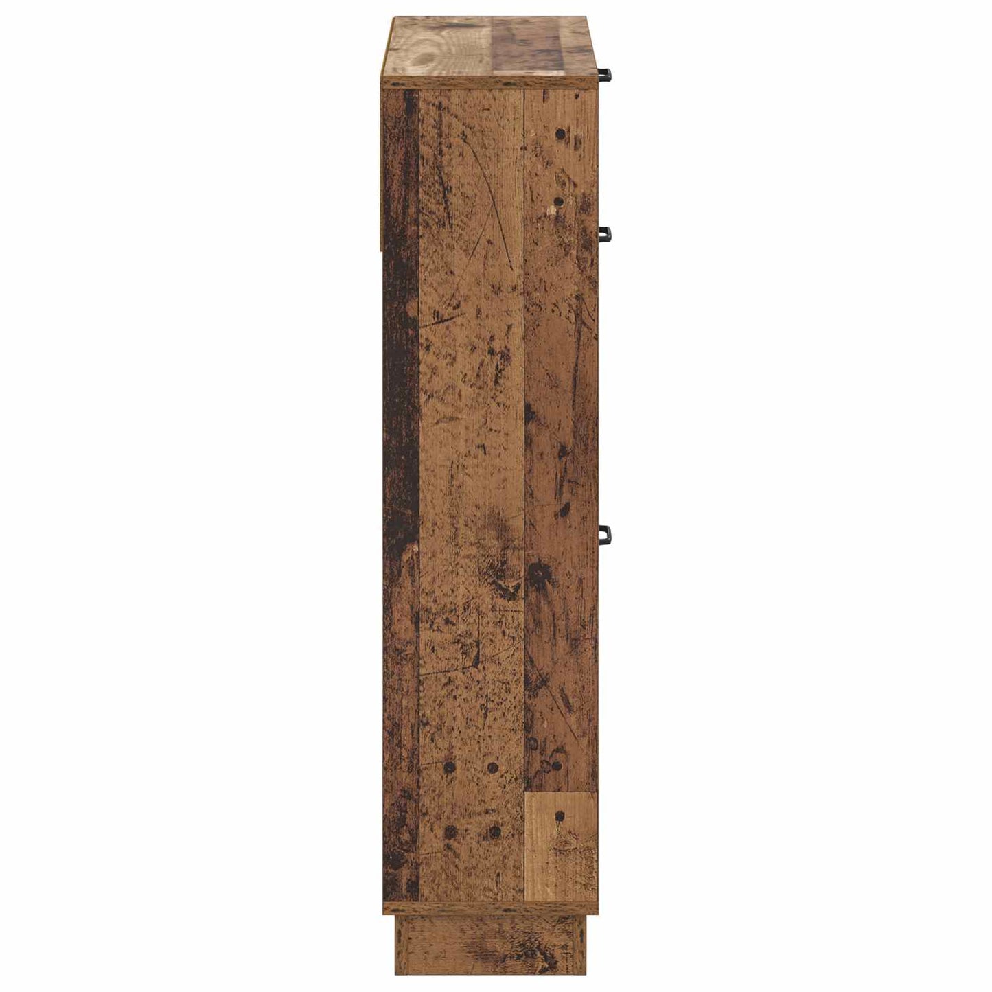 Shoe Cabinet HOORN 78 x 24 x 100 cm Engineered Wood Old Wood
