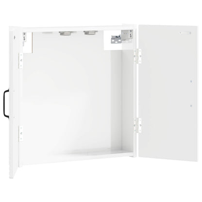 Dartboard Cabinet HOORN High Gloss White 52.5 x 10.5 x 53.5 cm