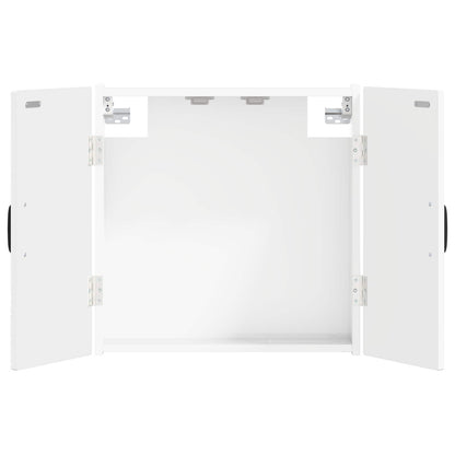 Dartboard Cabinet HOORN High Gloss White 52.5 x 10.5 x 53.5 cm
