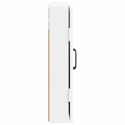 Dartboard Cabinet HOORN High Gloss White 52.5 x 10.5 x 53.5 cm