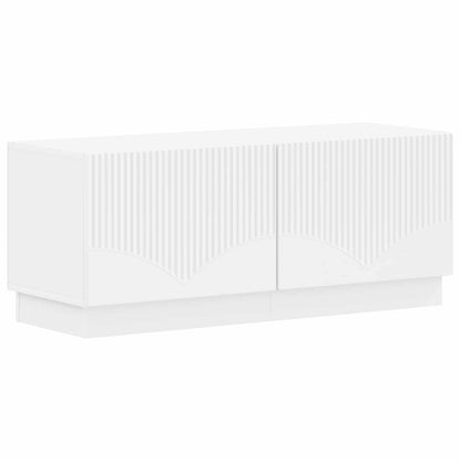 TV Cabinet White Engineered Wood