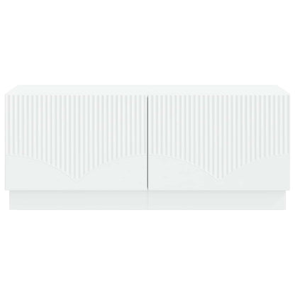 TV Cabinet White Engineered Wood