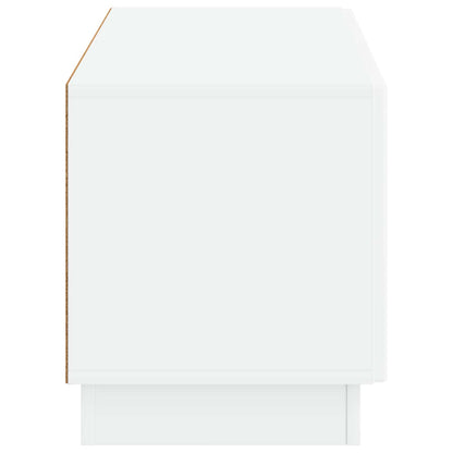 TV Cabinet White Engineered Wood