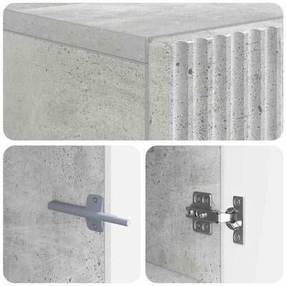 TV Cabinet Concrete Grey Engineered Wood