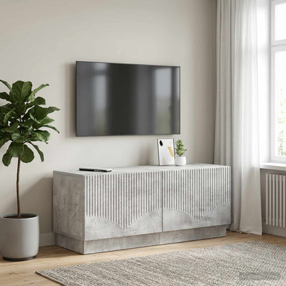 TV Cabinet Concrete Grey Engineered Wood