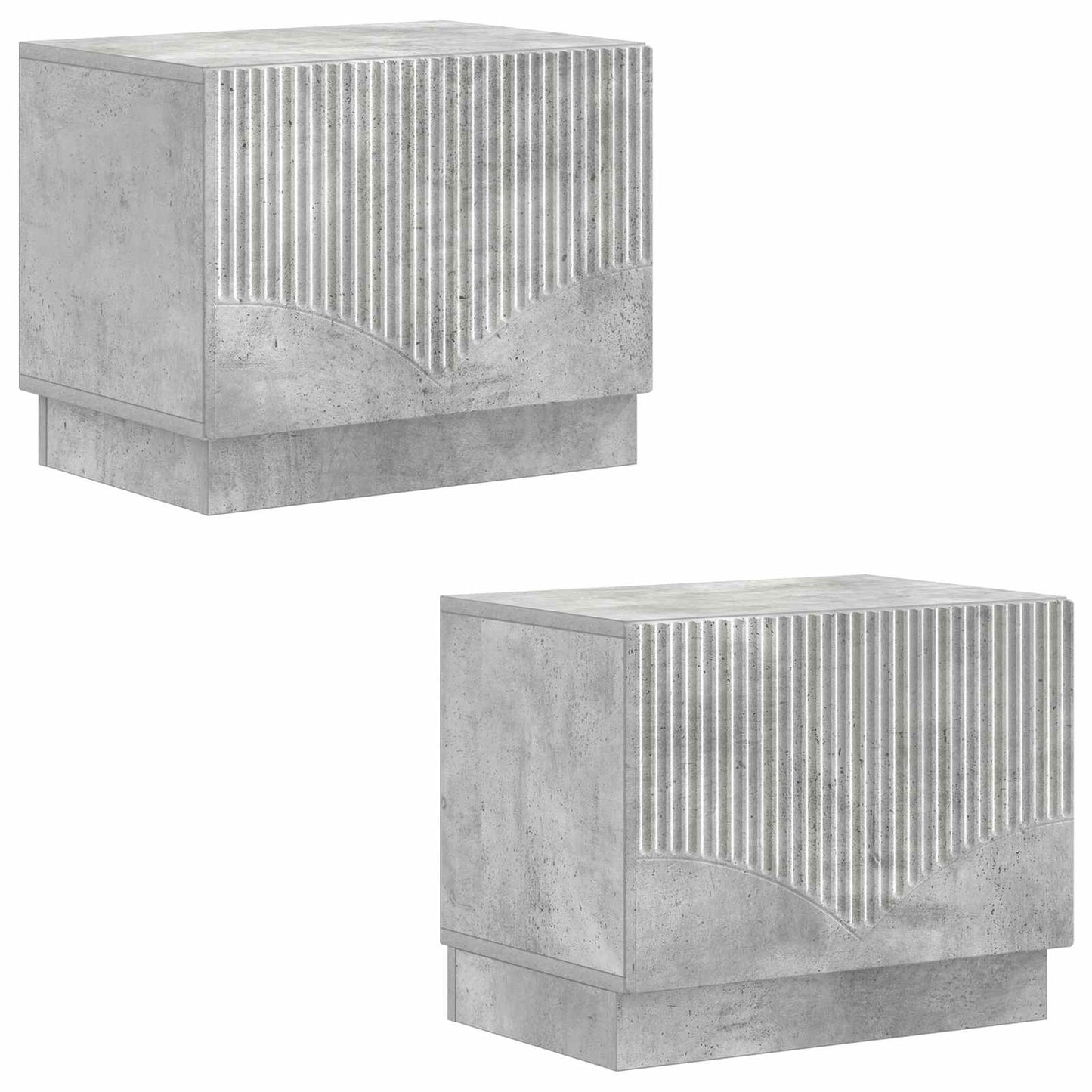 TV Cabinet Concrete Grey Engineered Wood