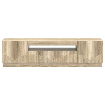LED TV Cabinet Sonoma Oak Engineered Wood