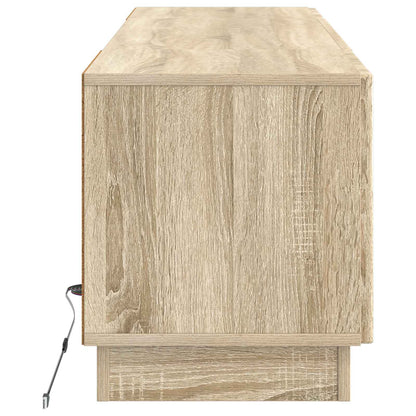 LED TV Cabinet Sonoma Oak Engineered Wood