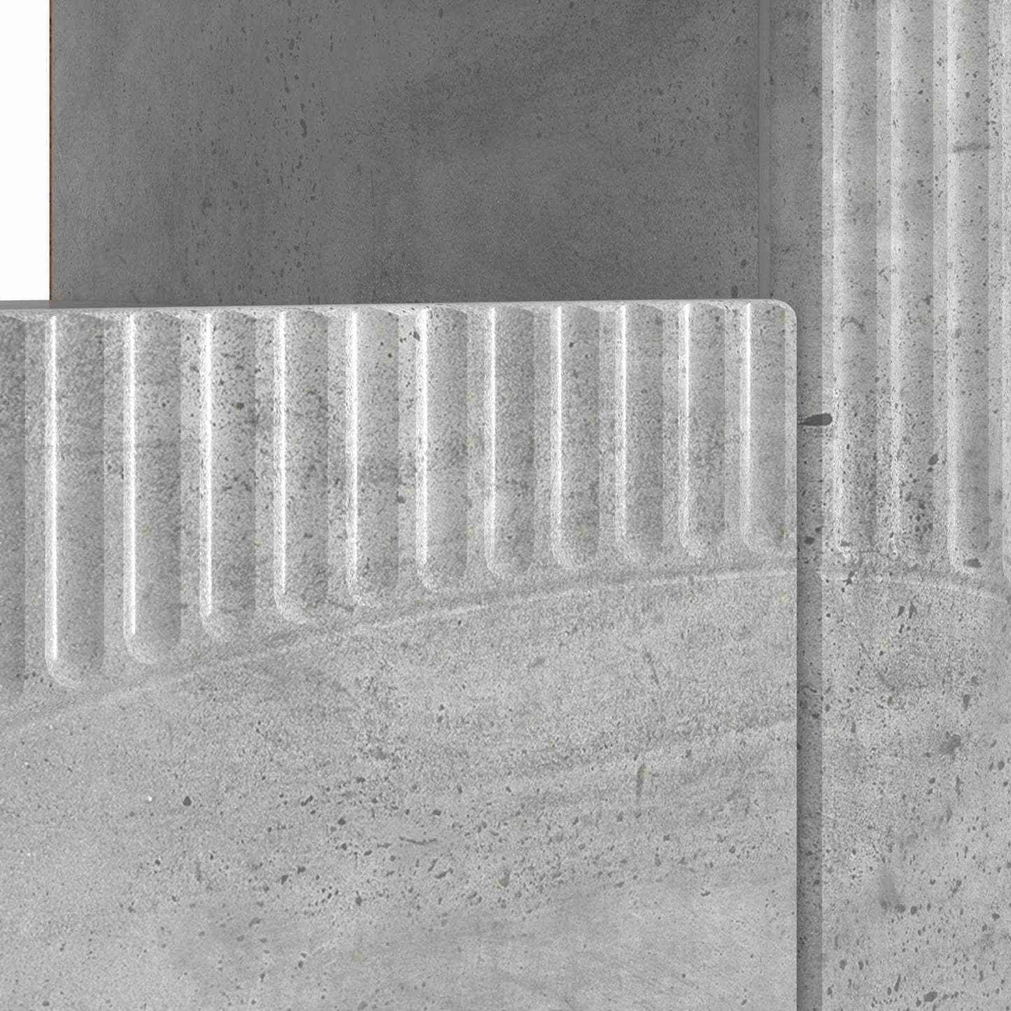 LED TV Cabinet Concrete Grey Engineered Wood