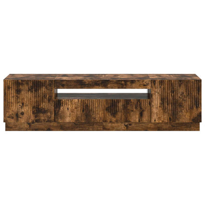 LED TV Cabinet Smoked Oak Engineered Wood