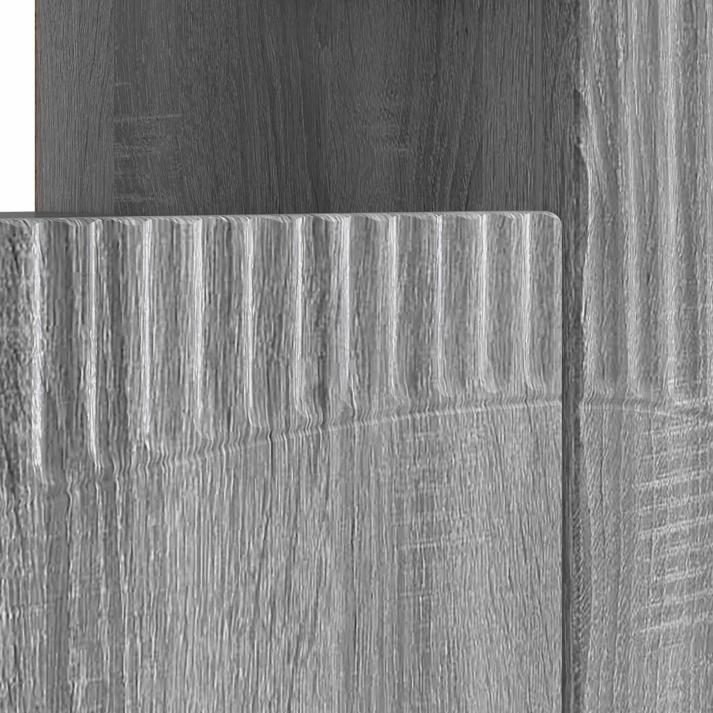 LED TV Cabinet Grey Sonoma Engineered Wood