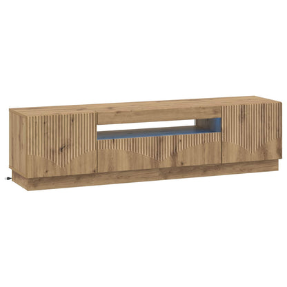 LED TV Cabinet Artisan Oak Engineered Wood