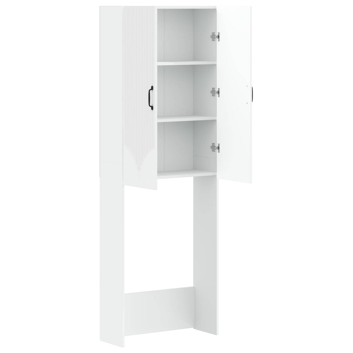 Toilet Cabinet HOORN White 66 x 25.5 x 190 cm Engineered Wood