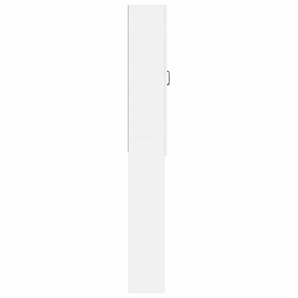 Toilet Cabinet HOORN White 66 x 25.5 x 190 cm Engineered Wood