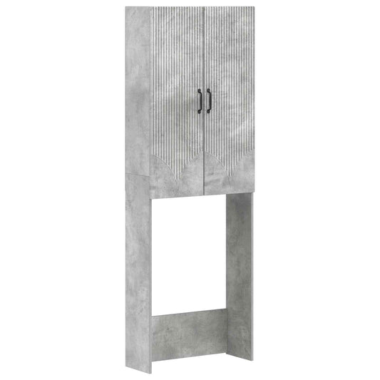 Toilet Cabinet HOORN Concrete Grey 66 x 25.5 x 190 cm