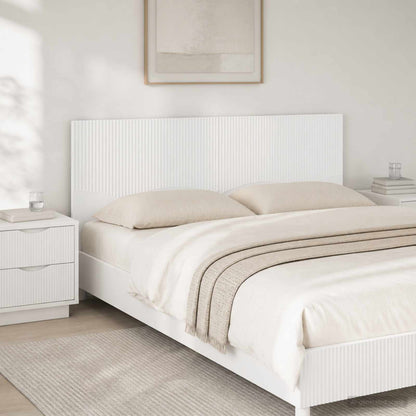 Wall-Mounted Headboard HOORN White Engineered Wood