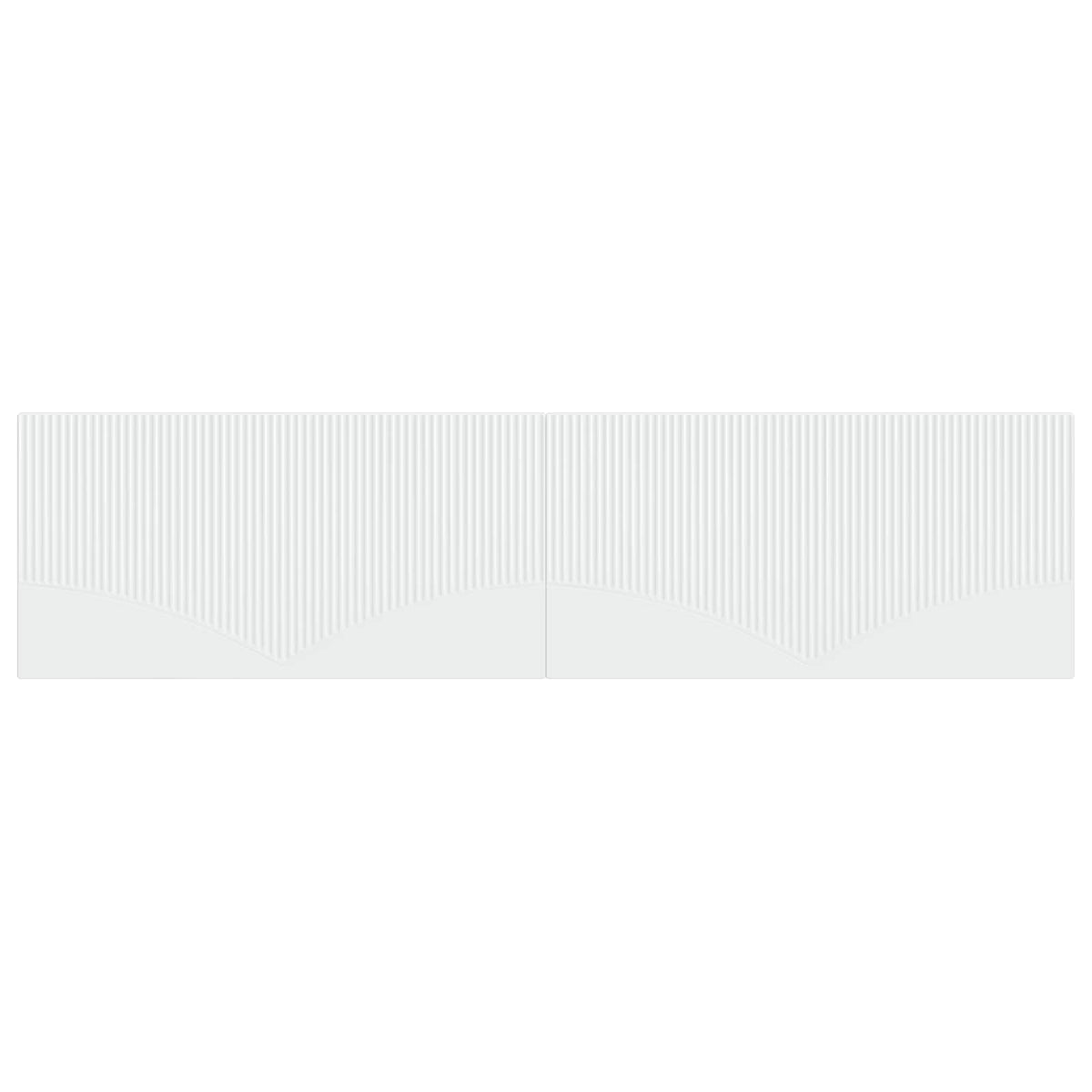 Wall-Mounted Headboard HOORN White Engineered Wood
