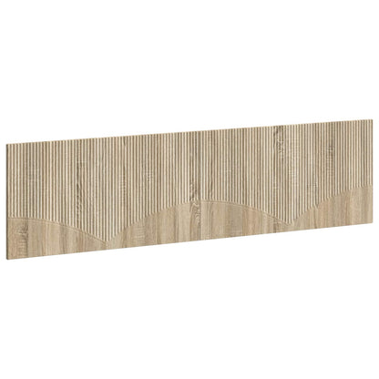 Wall-Mounted Headboard HOORN Sonoma Oak Engineered Wood