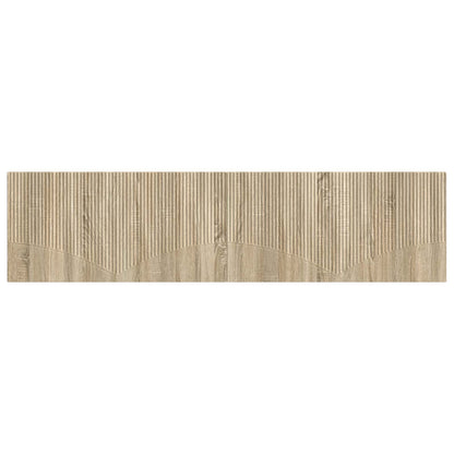 Wall-Mounted Headboard HOORN Sonoma Oak Engineered Wood