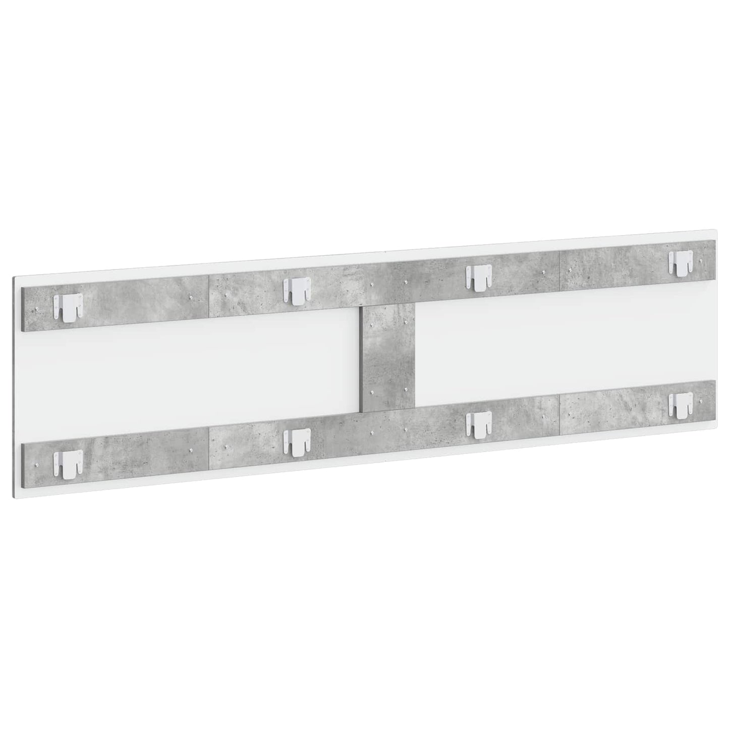 Wall-Mounted Headboard HOORN Concrete Grey Engineered Wood