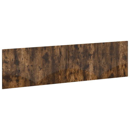 Wall-Mounted Headboard HOORN Smoked Oak Engineered Wood