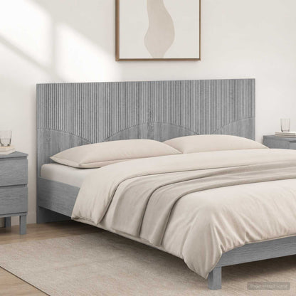 Wall-Mounted Headboard HOORN Grey Sonoma Engineered Wood