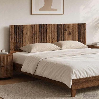 Wall-Mounted Headboard HOORN Old Wood Engineered Wood