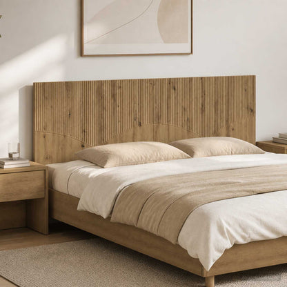 Wall-Mounted Headboard HOORN Artisan Oak Engineered Wood