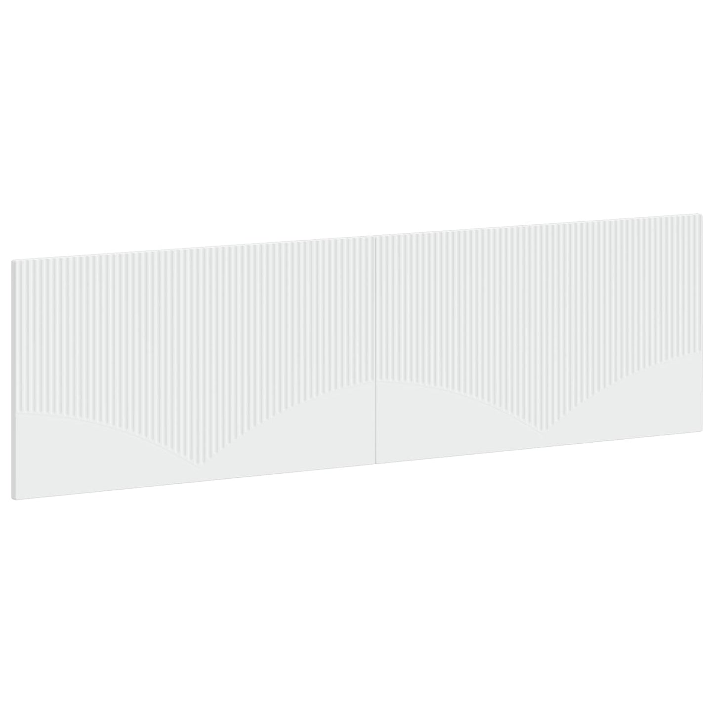 Wall-Mounted Headboard HOORN White Engineered Wood