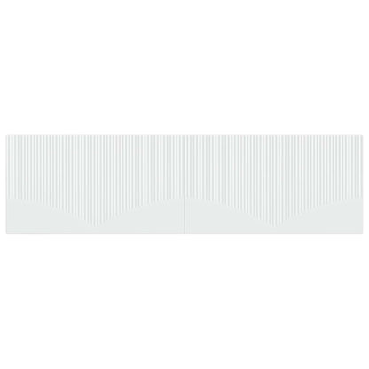 Wall-Mounted Headboard HOORN White Engineered Wood