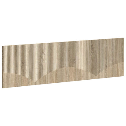 Wall-Mounted Headboard HOORN Sonoma Oak Engineered Wood