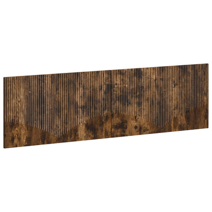Wall-Mounted Headboard HOORN Smoked Oak Engineered Wood