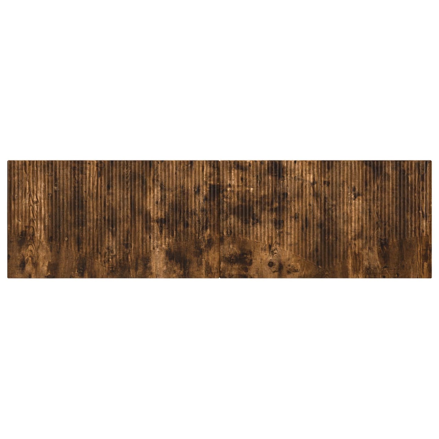Wall-Mounted Headboard HOORN Smoked Oak Engineered Wood