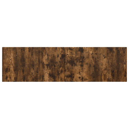 Wall-Mounted Headboard HOORN Smoked Oak Engineered Wood