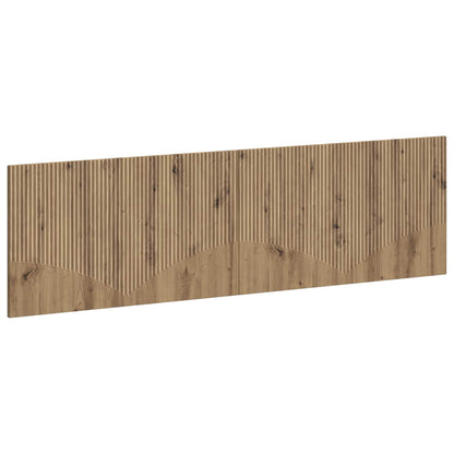 Wall-Mounted Headboard HOORN Artisan Oak Engineered Wood