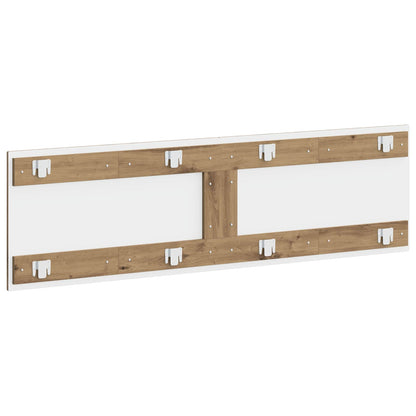 Wall-Mounted Headboard HOORN Artisan Oak Engineered Wood