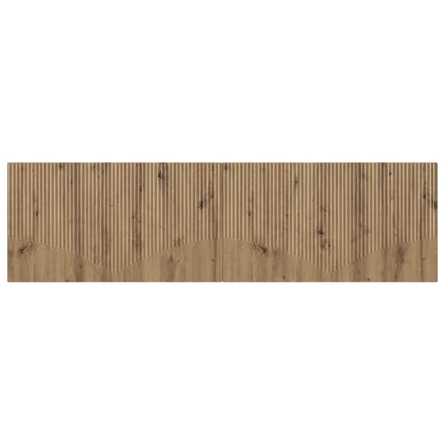 Wall-Mounted Headboard HOORN Artisan Oak Engineered Wood