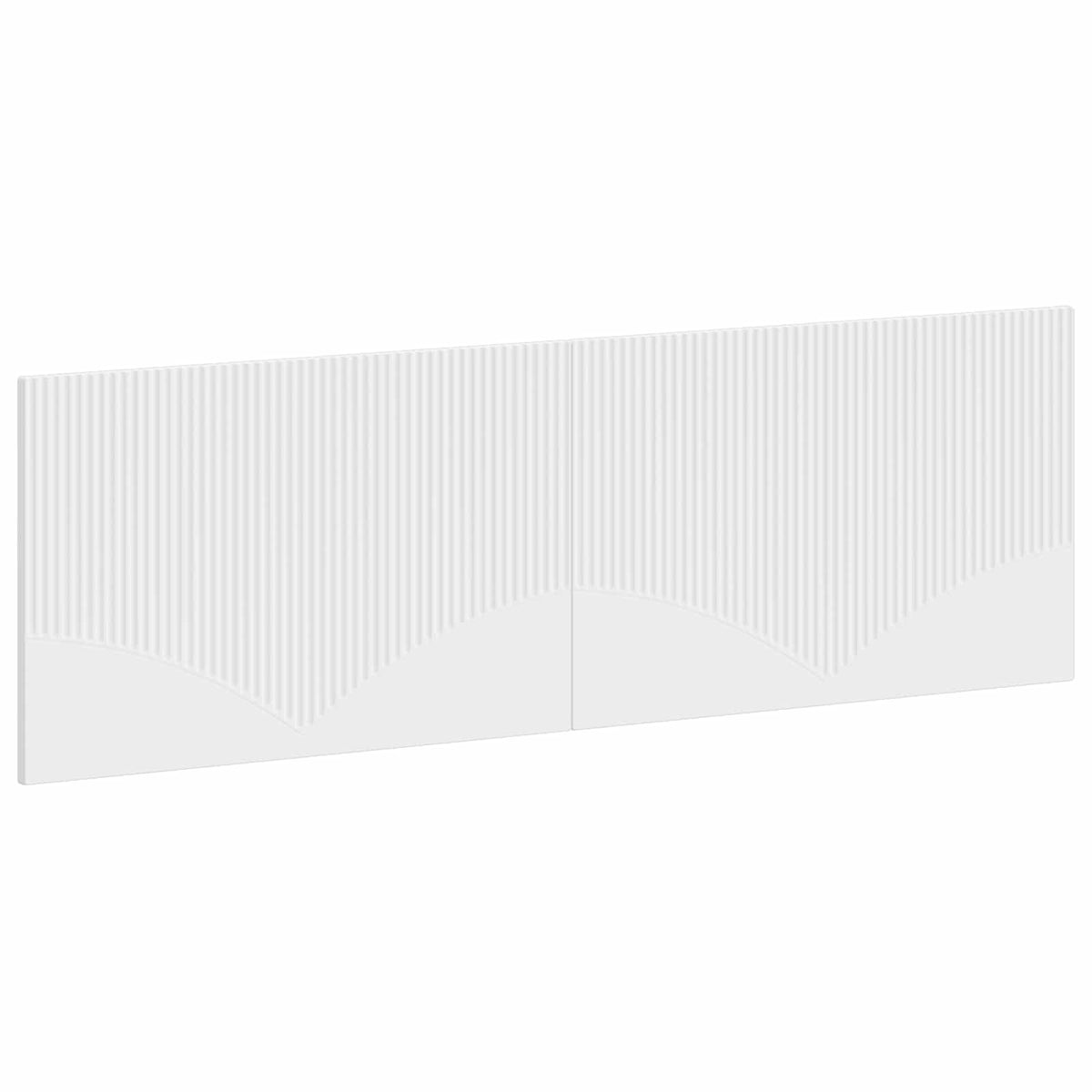 Wall-Mounted Headboard HOORN White Engineered Wood