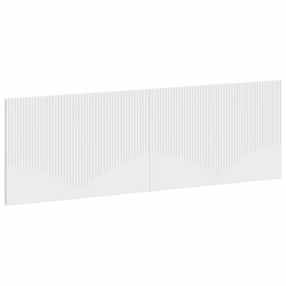 Wall-Mounted Headboard HOORN White Engineered Wood