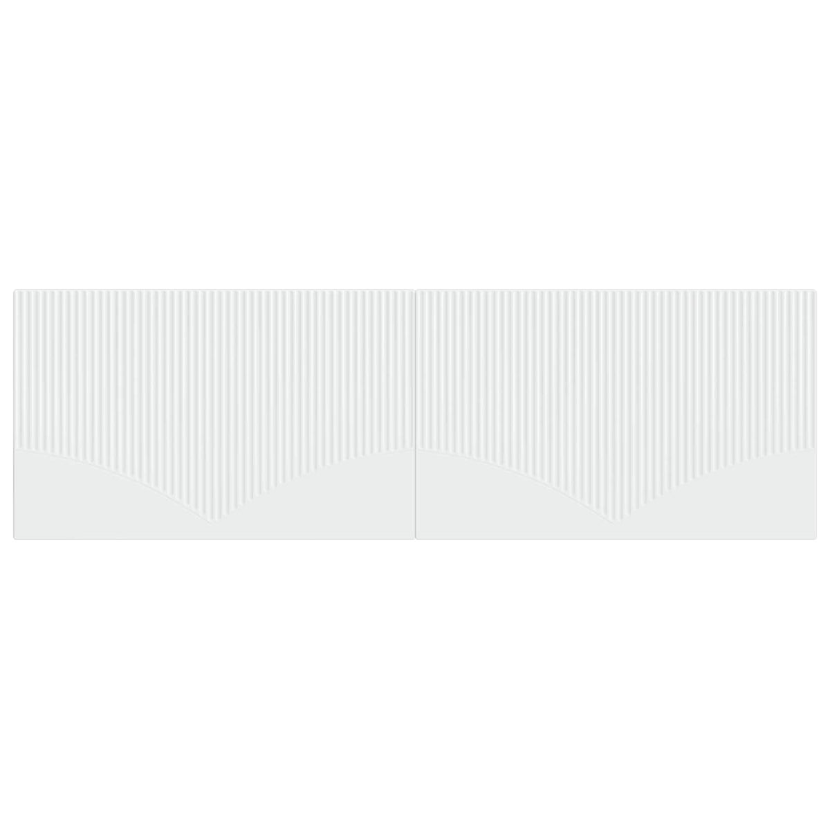 Wall-Mounted Headboard HOORN White Engineered Wood
