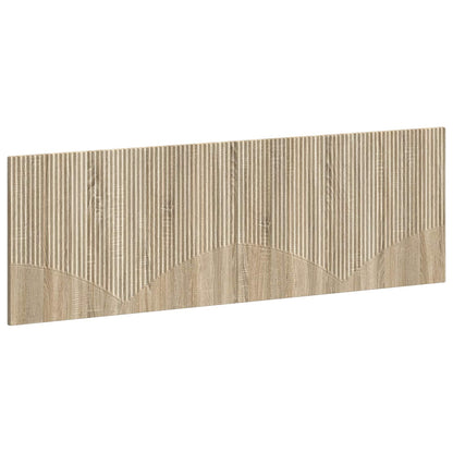 Wall-Mounted Headboard HOORN Sonoma Oak Engineered Wood