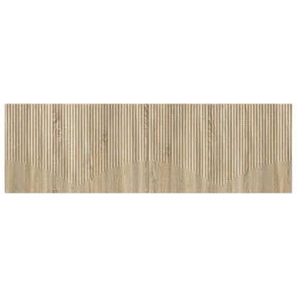Wall-Mounted Headboard HOORN Sonoma Oak Engineered Wood