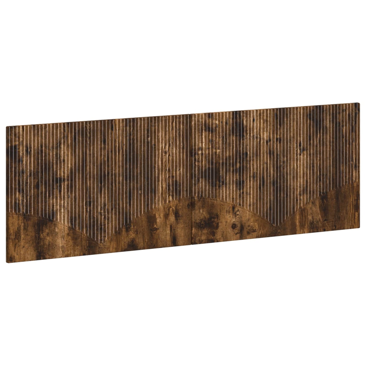 Wall-Mounted Headboard HOORN Smoked Oak Engineered Wood
