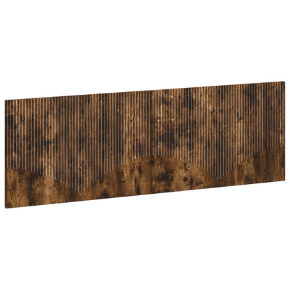 Wall-Mounted Headboard HOORN Smoked Oak Engineered Wood