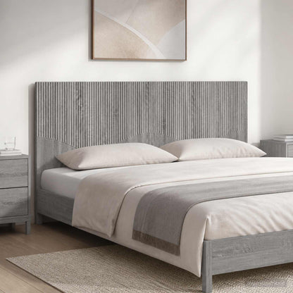 Wall-Mounted Headboard HOORN Grey Sonoma Engineered Wood