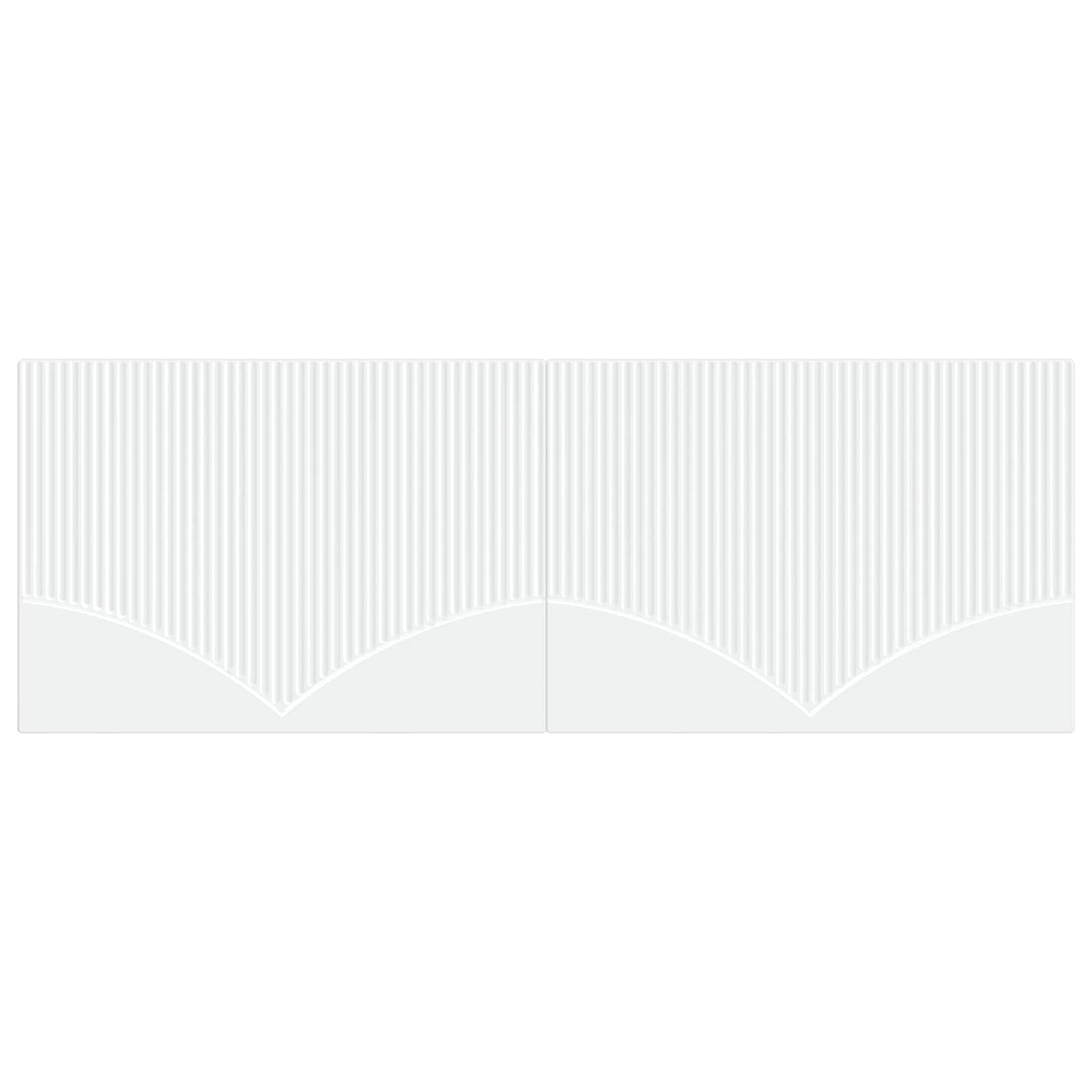 Wall-Mounted Headboard HOORN White Engineered Wood