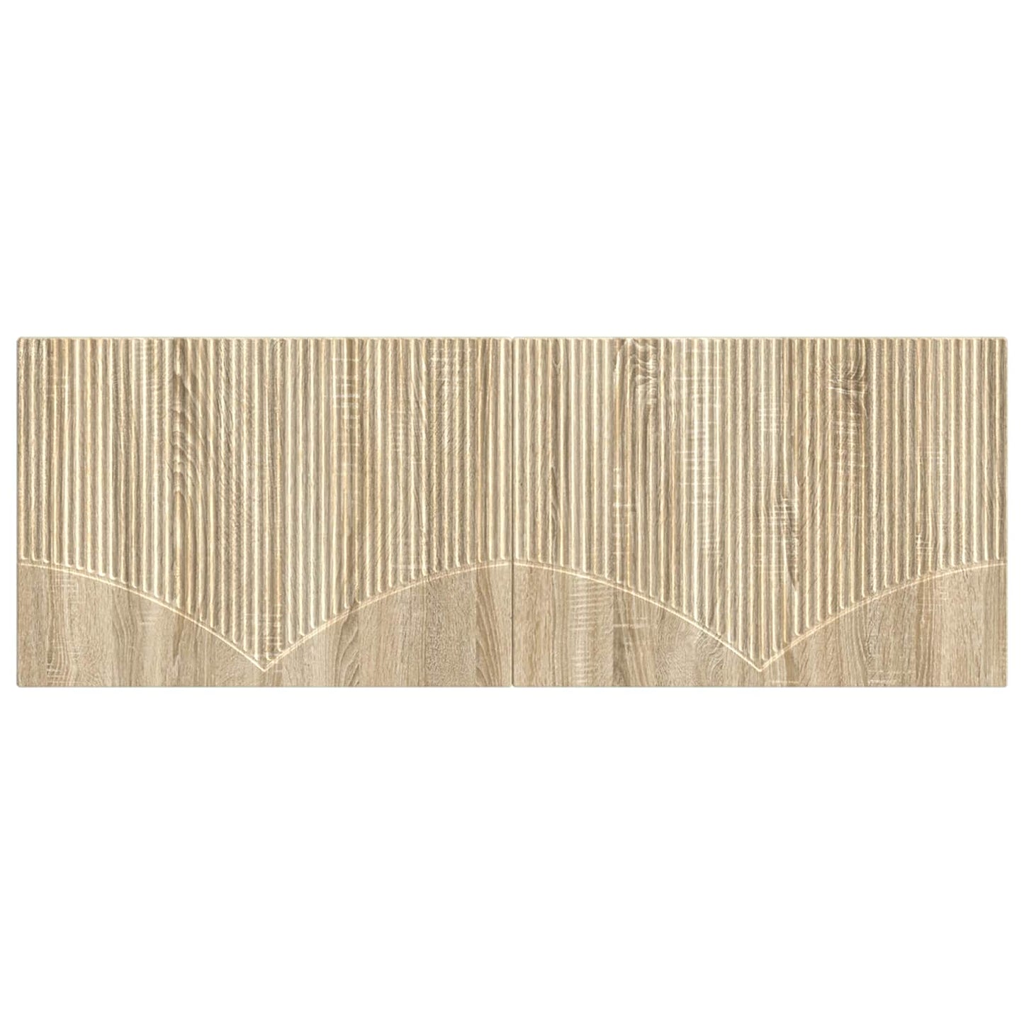 Wall-Mounted Headboard HOORN Sonoma Oak Engineered Wood