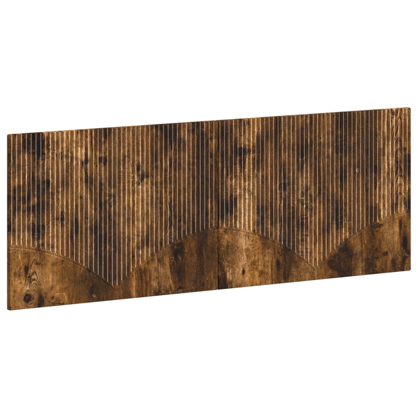 Wall-Mounted Headboard HOORN Smoked Oak Engineered Wood